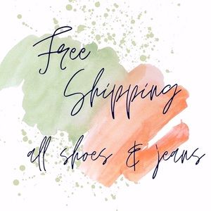 **FREE SHIPPING** on shoes and jeans